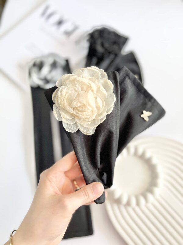 باندفر پارچه‌ای تک گل - تصویر 4