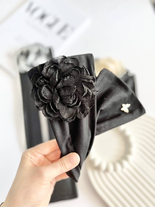 باندفر پارچه‌ای تک گل - تصویر 3
