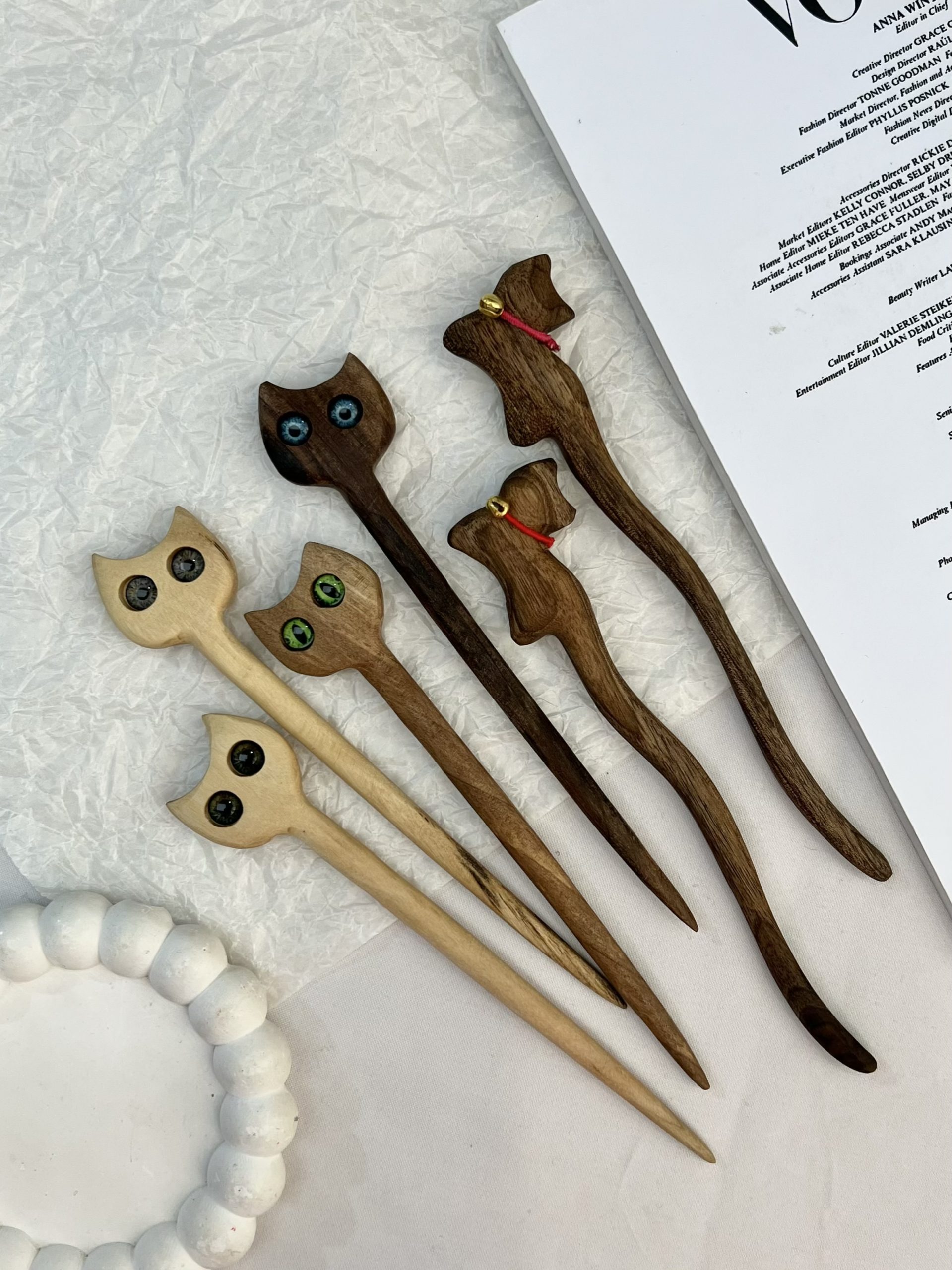 کانزاشی چوبی جغد و پیشی🦉